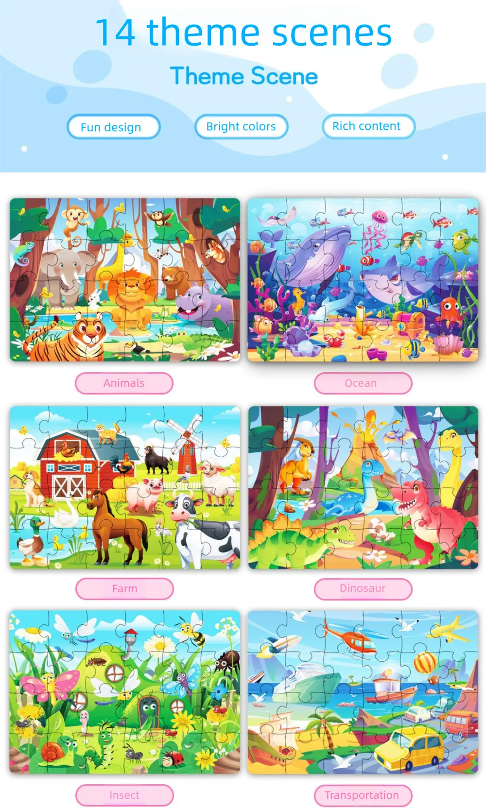 14 theme scenes