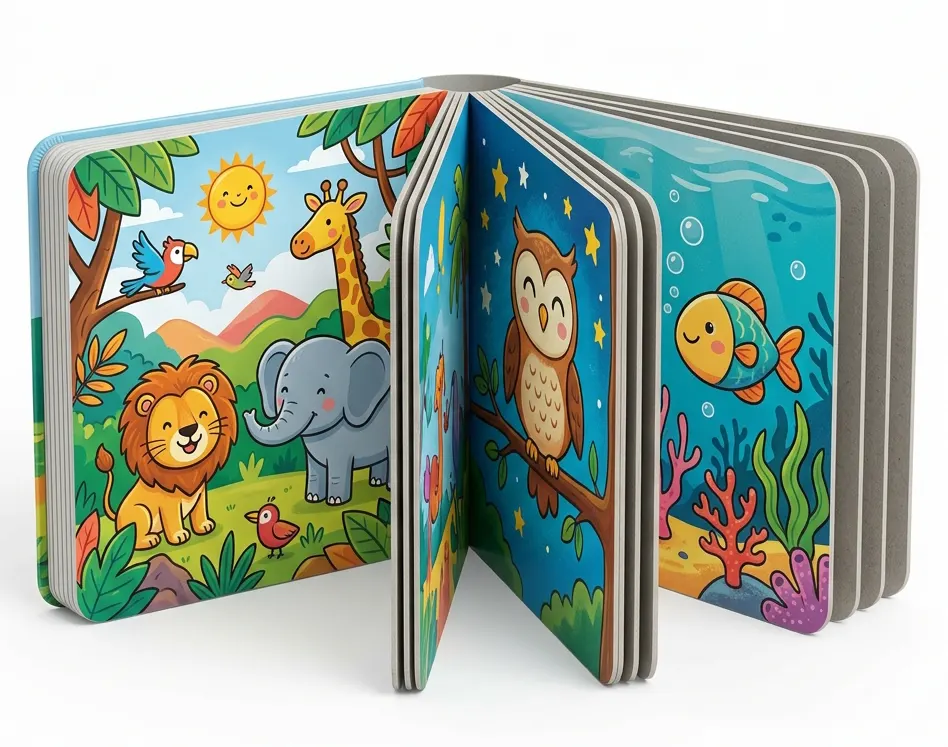 Pappbilderbuch-Druck
